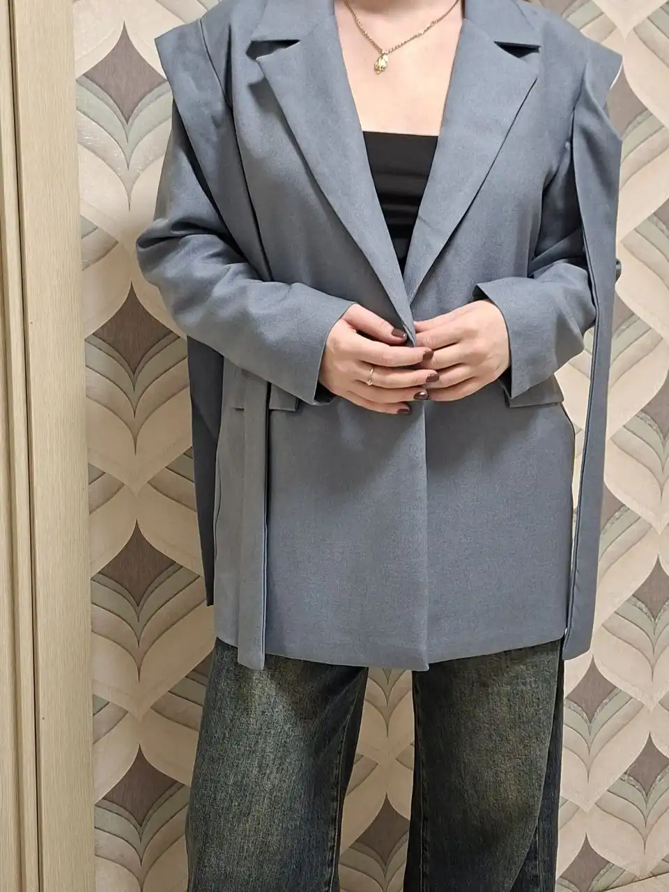 Пиджак новый с биркой, размер 44, серый цвет - Пиджаки (Одежда) в Екатеринбург