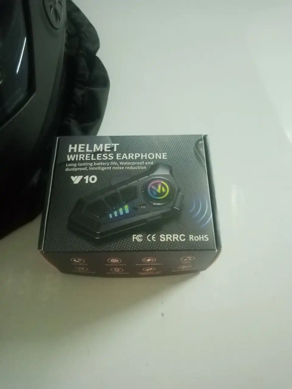 Продажа мотошлема с гарнитурой - Мотоциклетные шлемы (Барахолка) в Екатеринбург