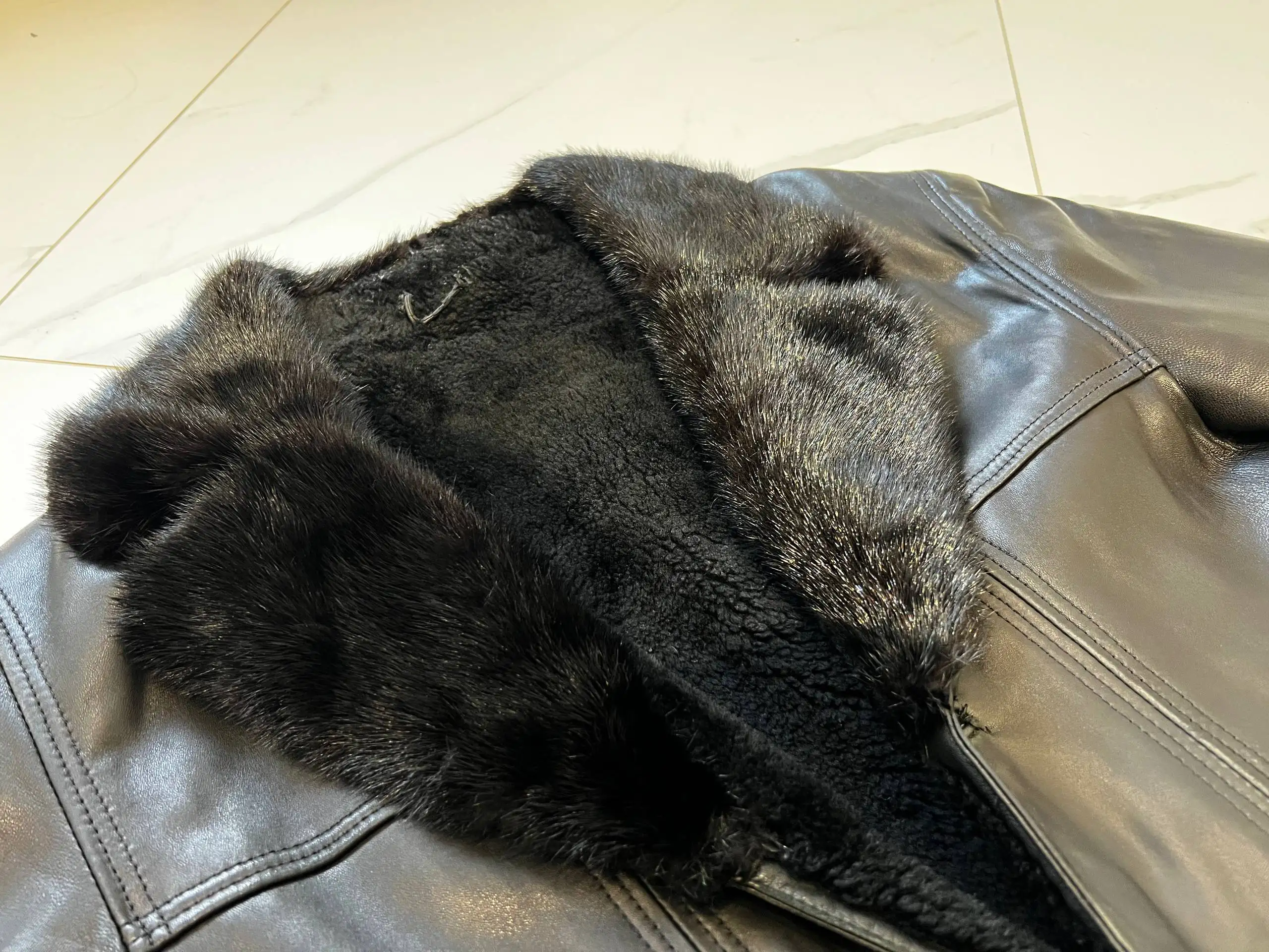 Мужская дубленка с норкой - Верхняя одежда (Одежда) в Екатеринбург