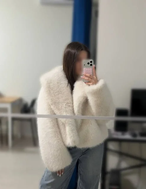 Шуба из эко меха OLSO BRAND, размер L, идеальное состояние - частное объявление в Екатеринбург