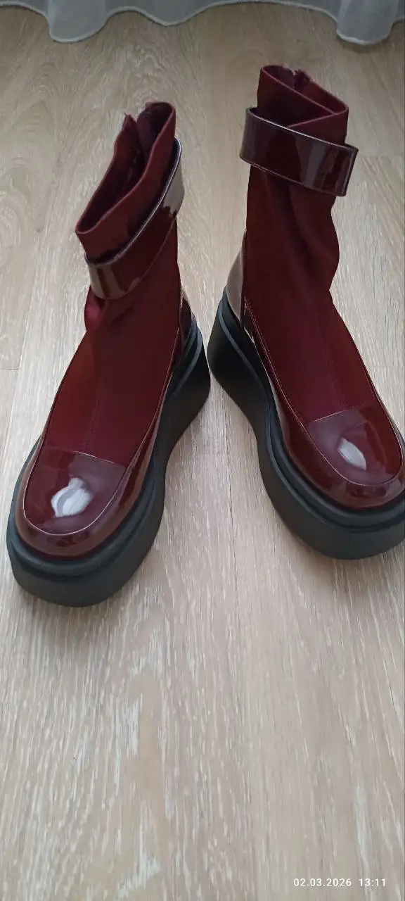 Продам полусапожки бордовые - Обувь (Одежда) в Екатеринбург