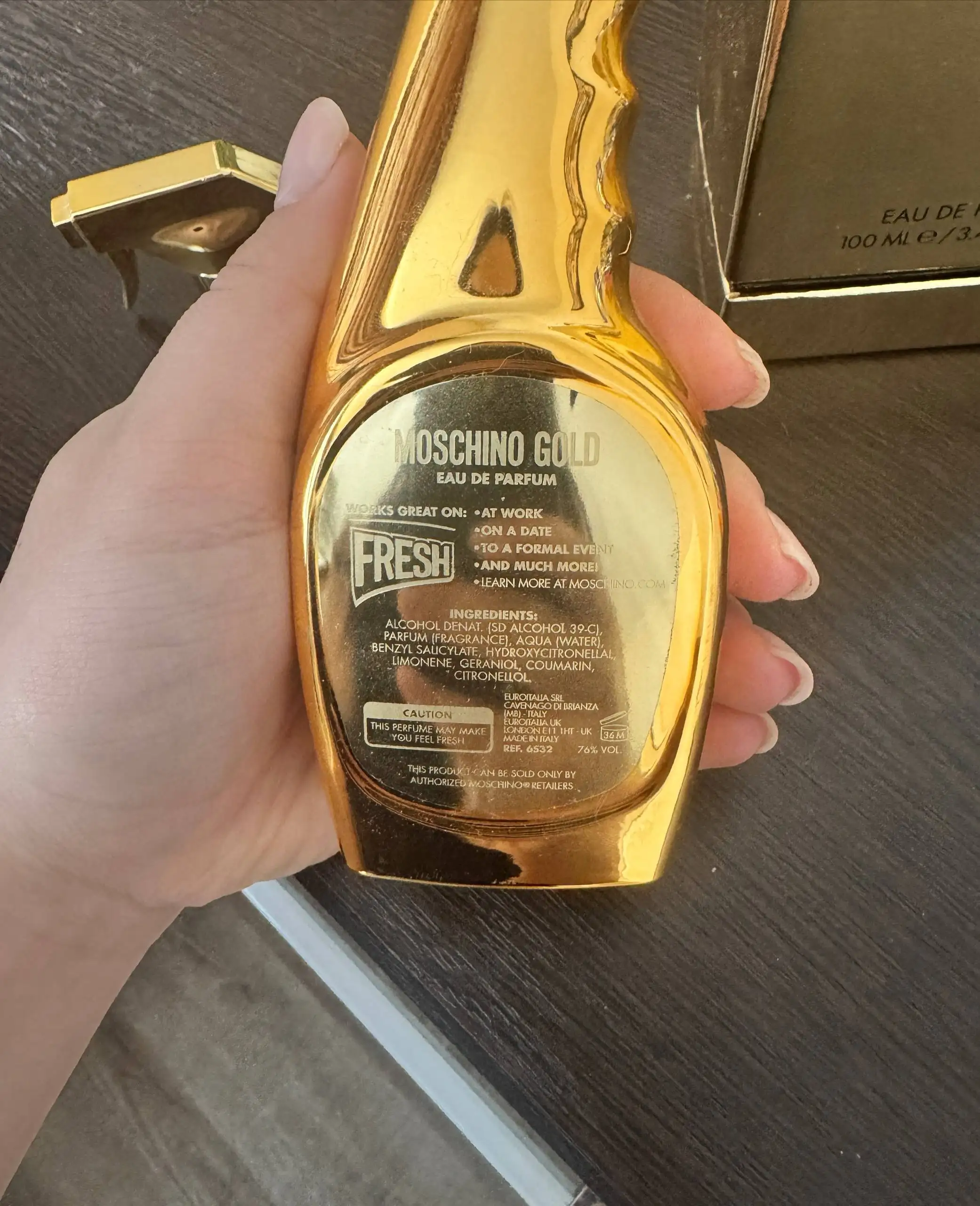 Духи Moscino Gold Fresh - Парфюмерия (Барахолка) в Екатеринбург