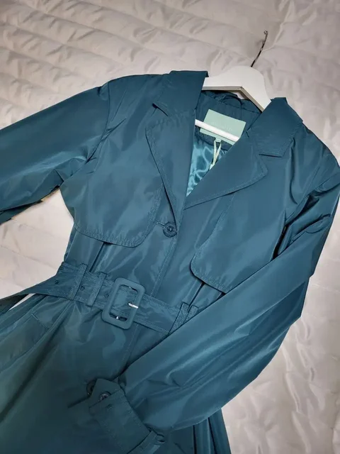 Женский тренч Akhmadullina Dreams размер 40 (XS) зеленый - Средства гигиены в Екатеринбург