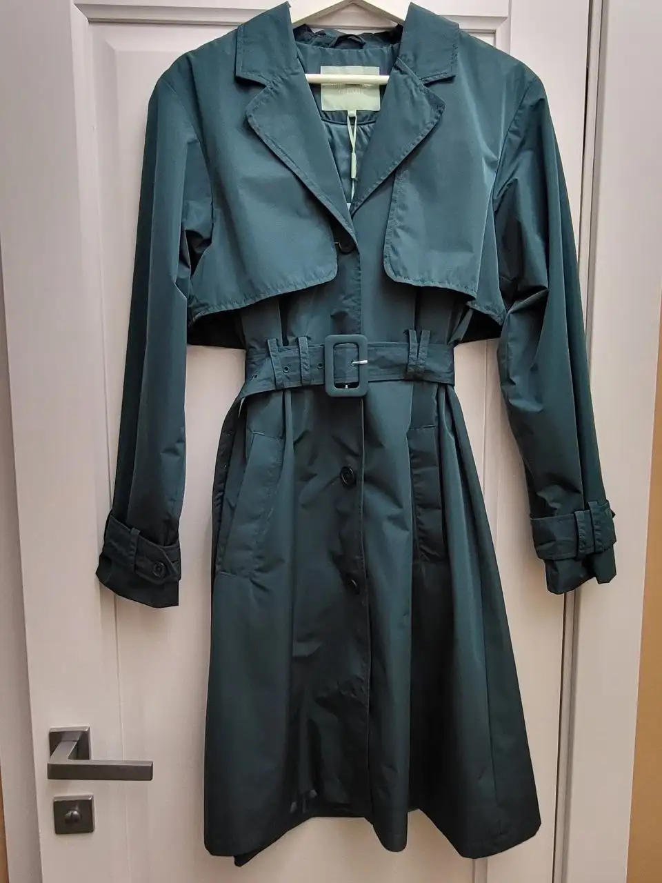 Женский тренч Akhmadullina Dreams размер 40 (XS) зеленый - Верхняя одежда (Одежда) в Екатеринбург