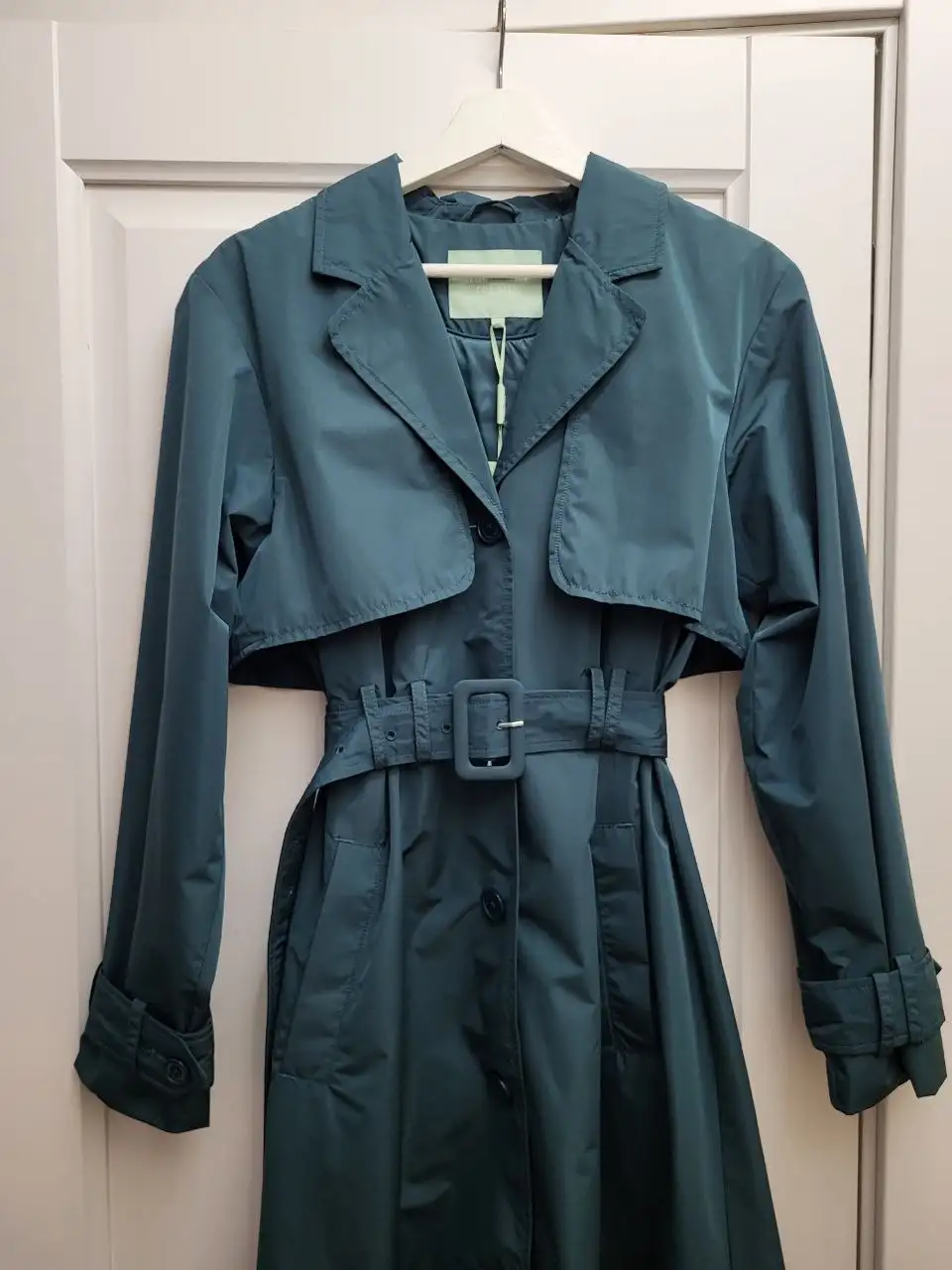 Женский тренч Akhmadullina Dreams размер 40 (XS) зеленый - Верхняя одежда (Одежда) в Екатеринбург