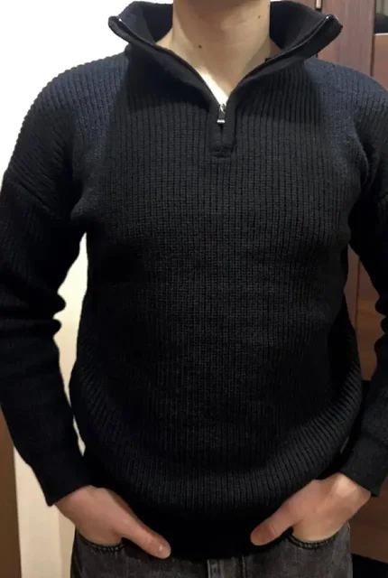 Стильный мужской свитер на молнии - Средства гигиены в Екатеринбург