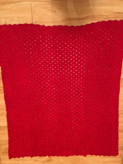 Новый вязаный плед 130*110см - null в Екатеринбург