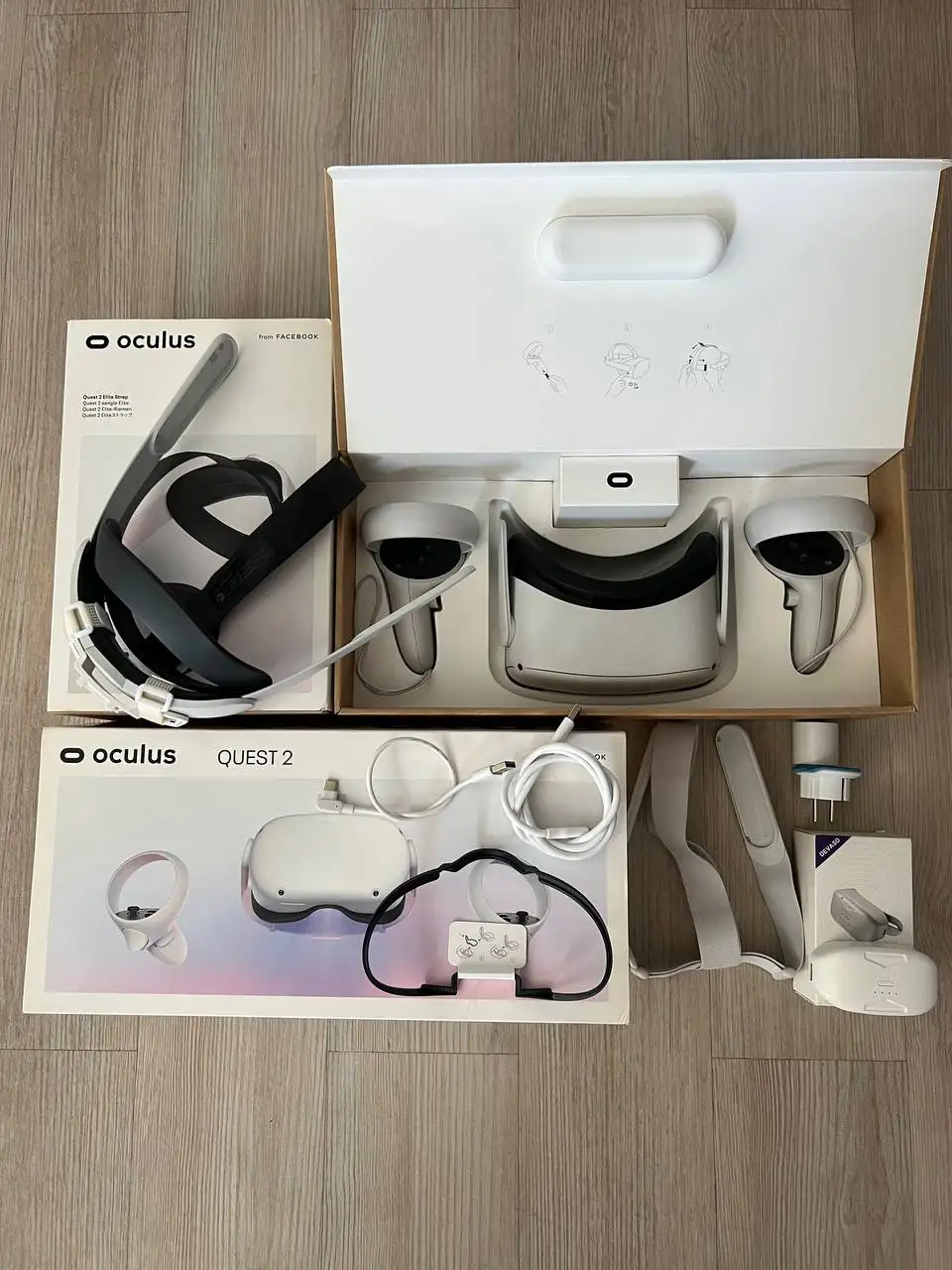 VR шлем Oculus Quest 2 128GB с полным комплектом - VR шлемы (Электроника) в Екатеринбург