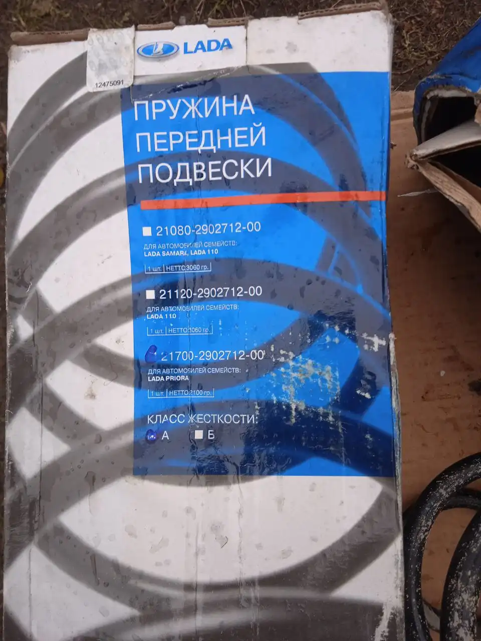 Пружины передней подвески автомобиля Приора