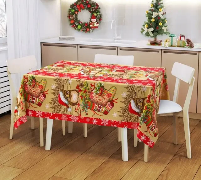 Комплект скатерти и полотенец из хлопка - Удобрения в Тюмень