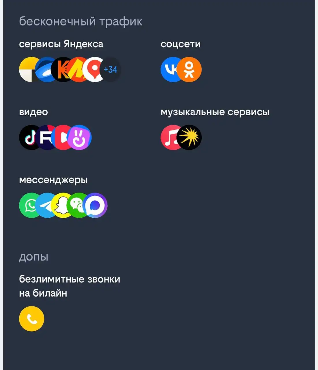 Новый номер Билайн с тарифом - Связь (Услуги) в Тюмень