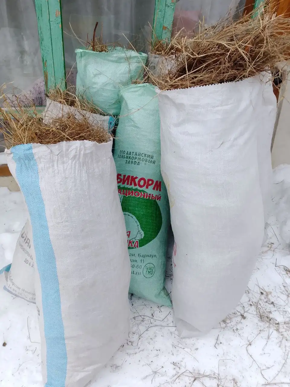 Сено в мешках - Корм для животных (Животные) в Тюмень