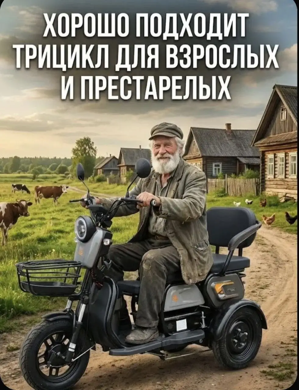 Электротрициклы 1000W - Транспорт (Электроника) в Тюмень