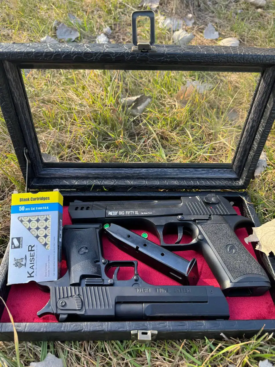 Подарочный набор Desert Eagle (охолощённый сигнальный) - Спорттовары в Тюмень