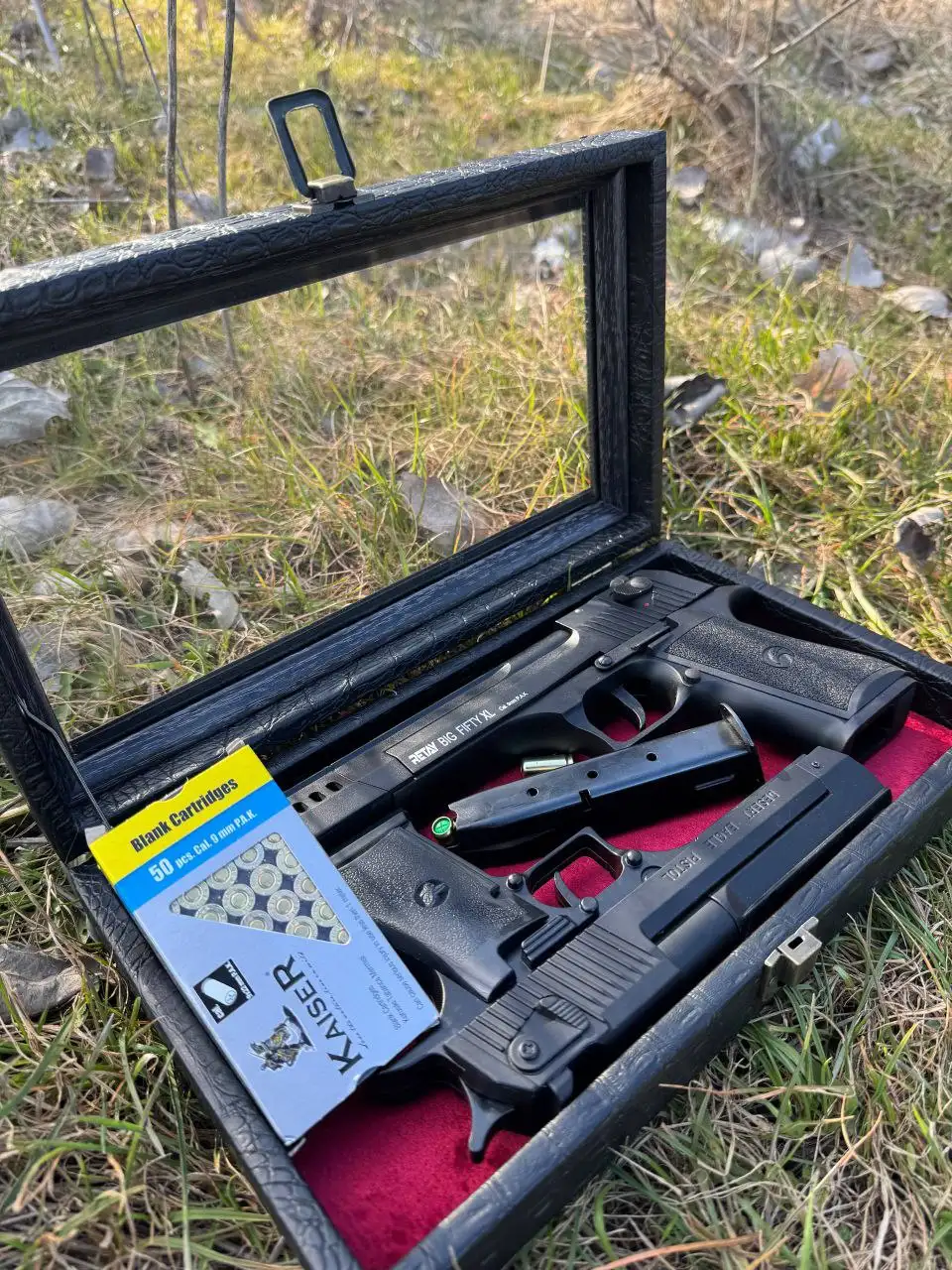 Подарочный набор Desert Eagle (охолощённый сигнальный) - Сигнальное оружие (Хобби и отдых) в Тюмень