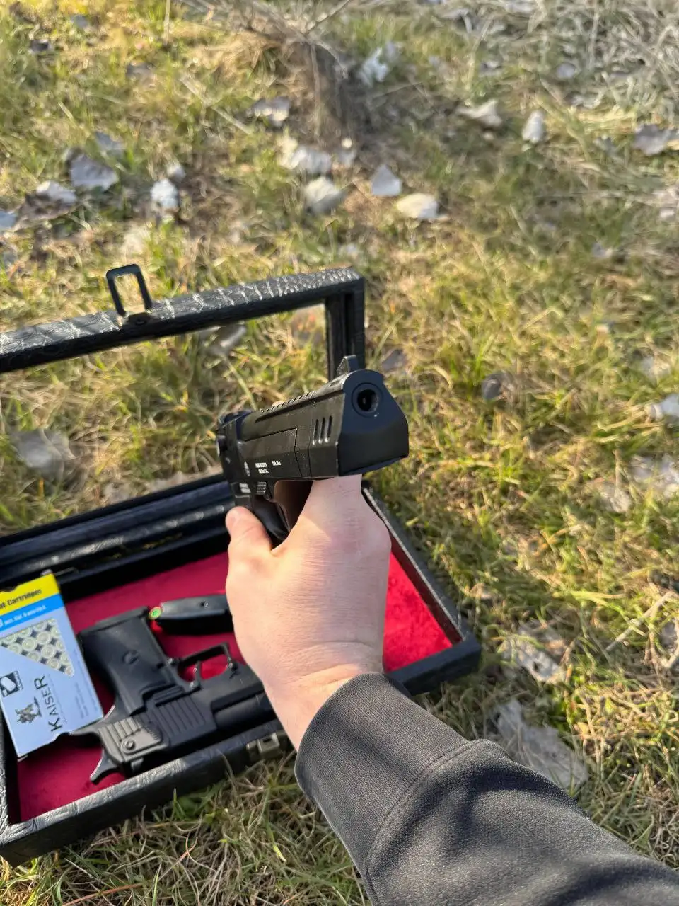 Подарочный набор Desert Eagle (охолощённый сигнальный) - Сигнальное оружие (Хобби и отдых) в Тюмень