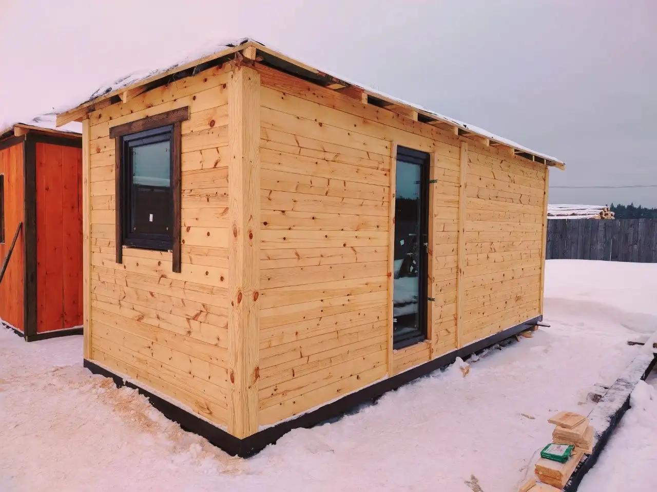 Баня из кедрового бруса 6x2.5 метра - Бани и сауны (Для дома и дачи) в Тюмень