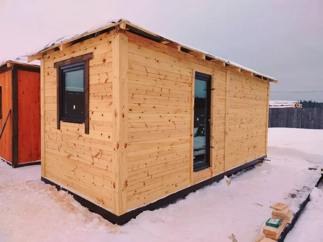 Баня из кедрового бруса 6x2.5 метра - Бани и сауны в Тюмень