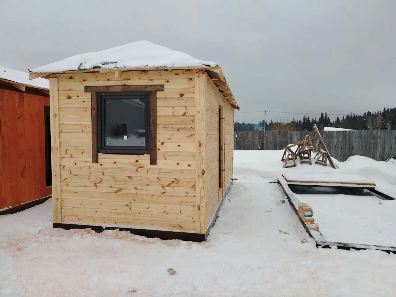 Баня из кедрового бруса 6x2.5 метра - Бани и сауны (Для дома и дачи) в Тюмень