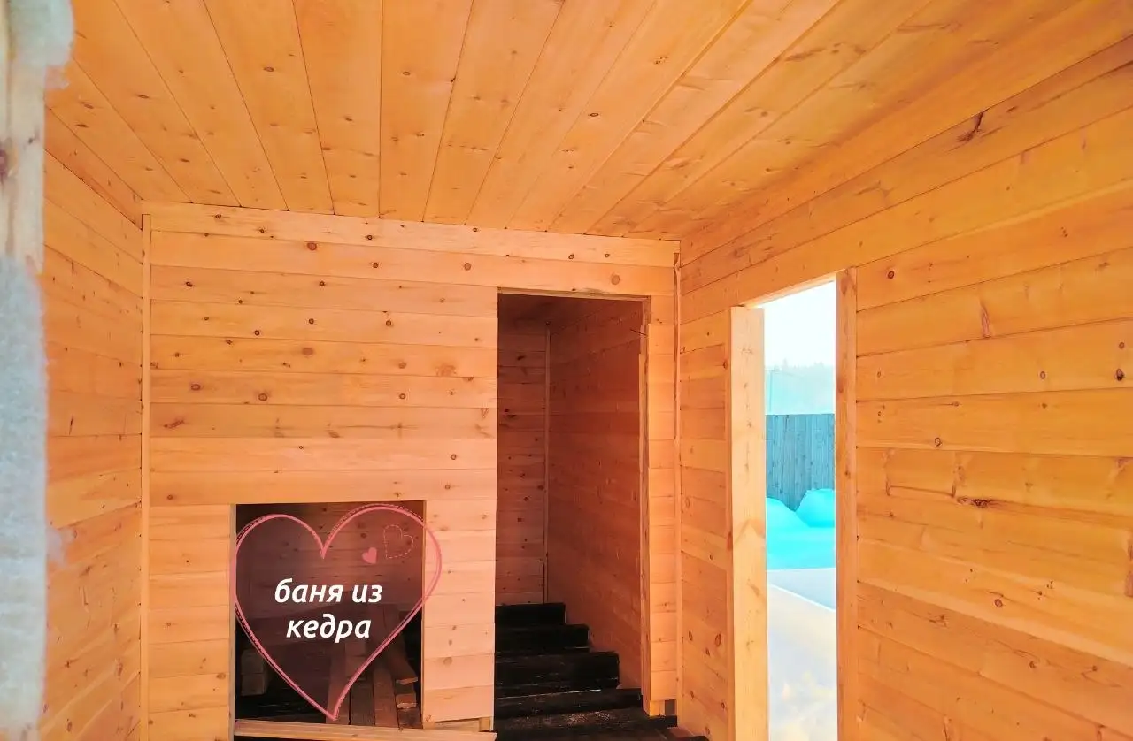 Баня из кедрового бруса 6x2.5 метра - Бани и сауны (Для дома и дачи) в Тюмень