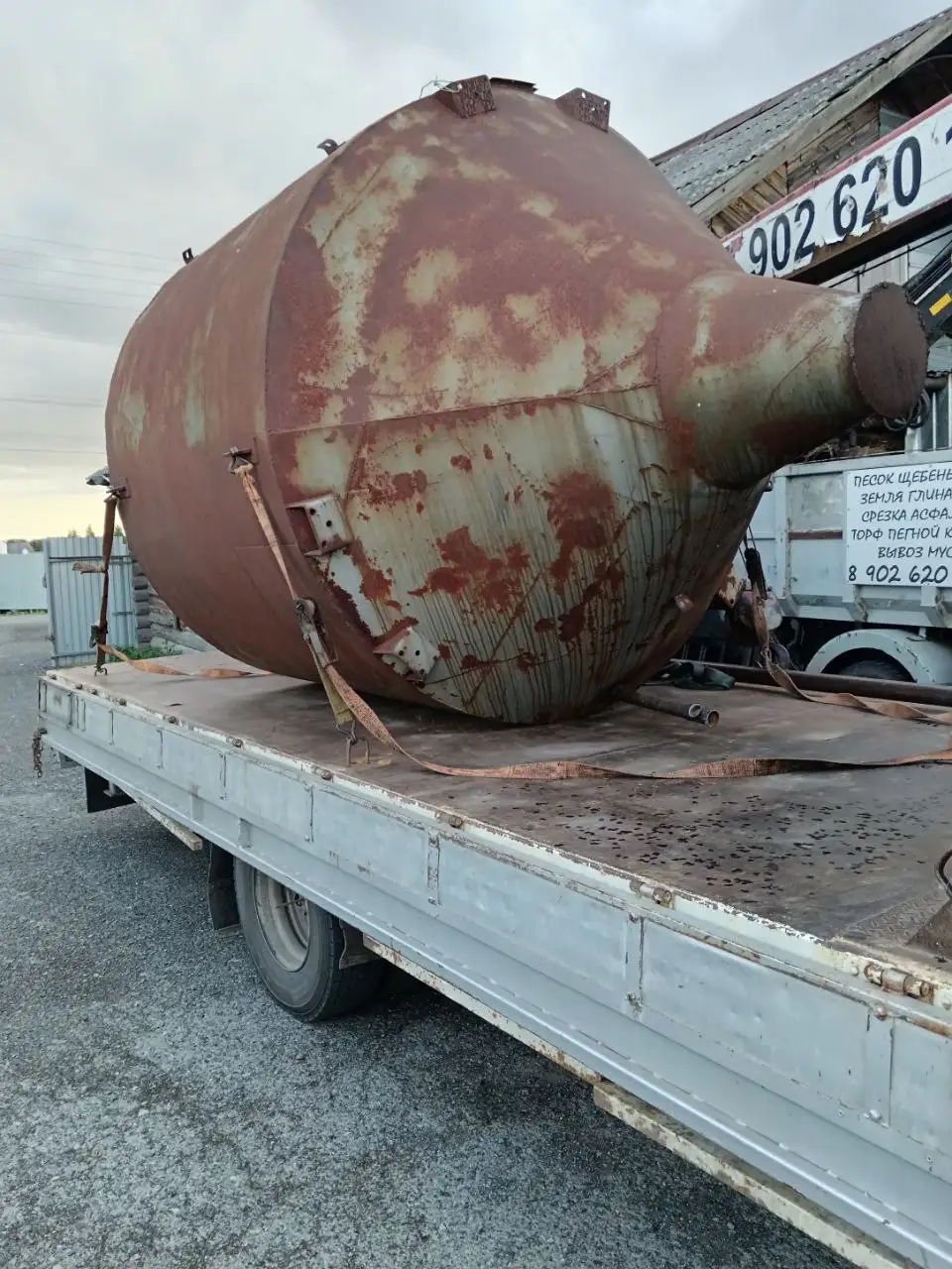 Продажа металлической бочки 9 кубов - Металлические емкости (Барахолка) в Тюмень