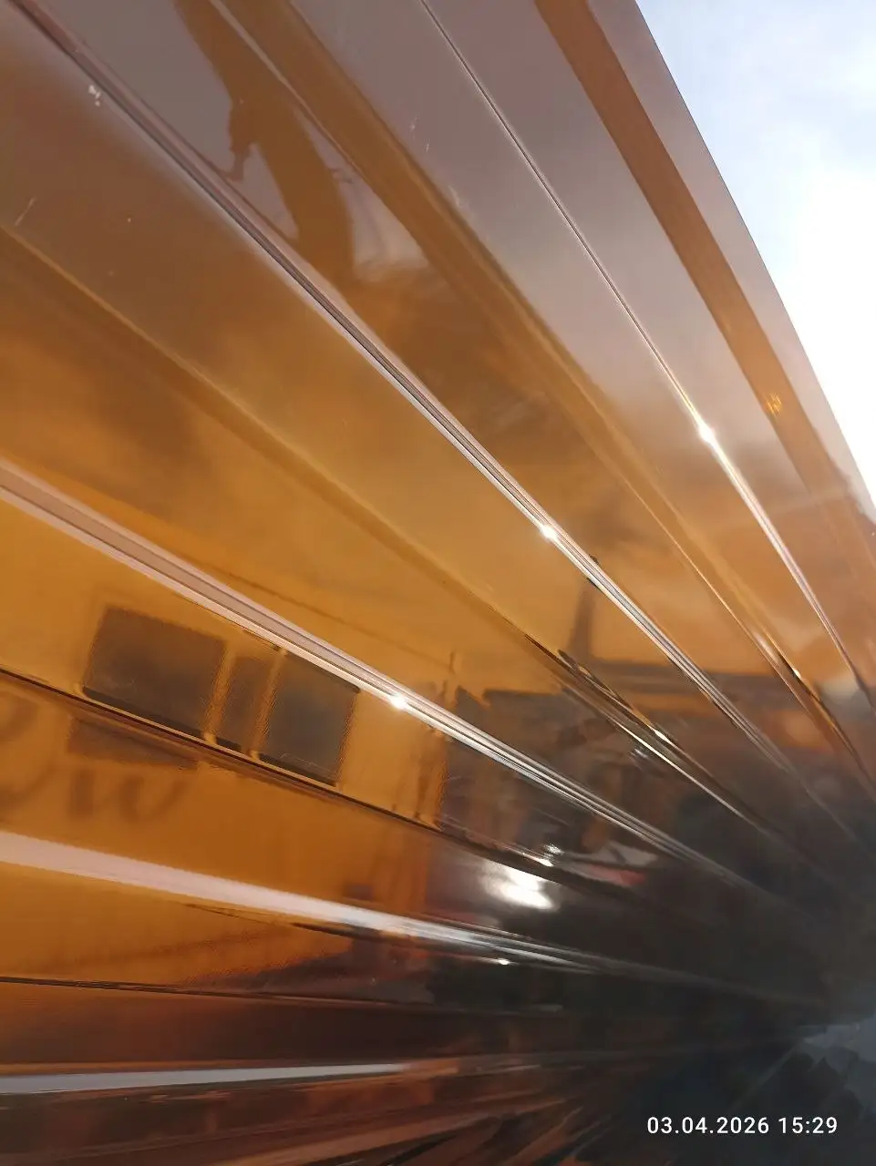 Прозрачно-шоколадный ПЭТ-лист (бронза) - Листовые материалы (Строительные материалы) в Тюмень