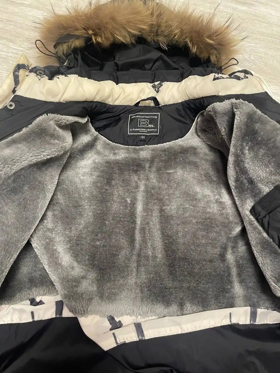 Пуховик парка размер S