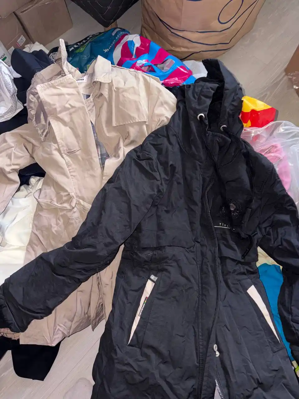 Мешок вещей на девочку