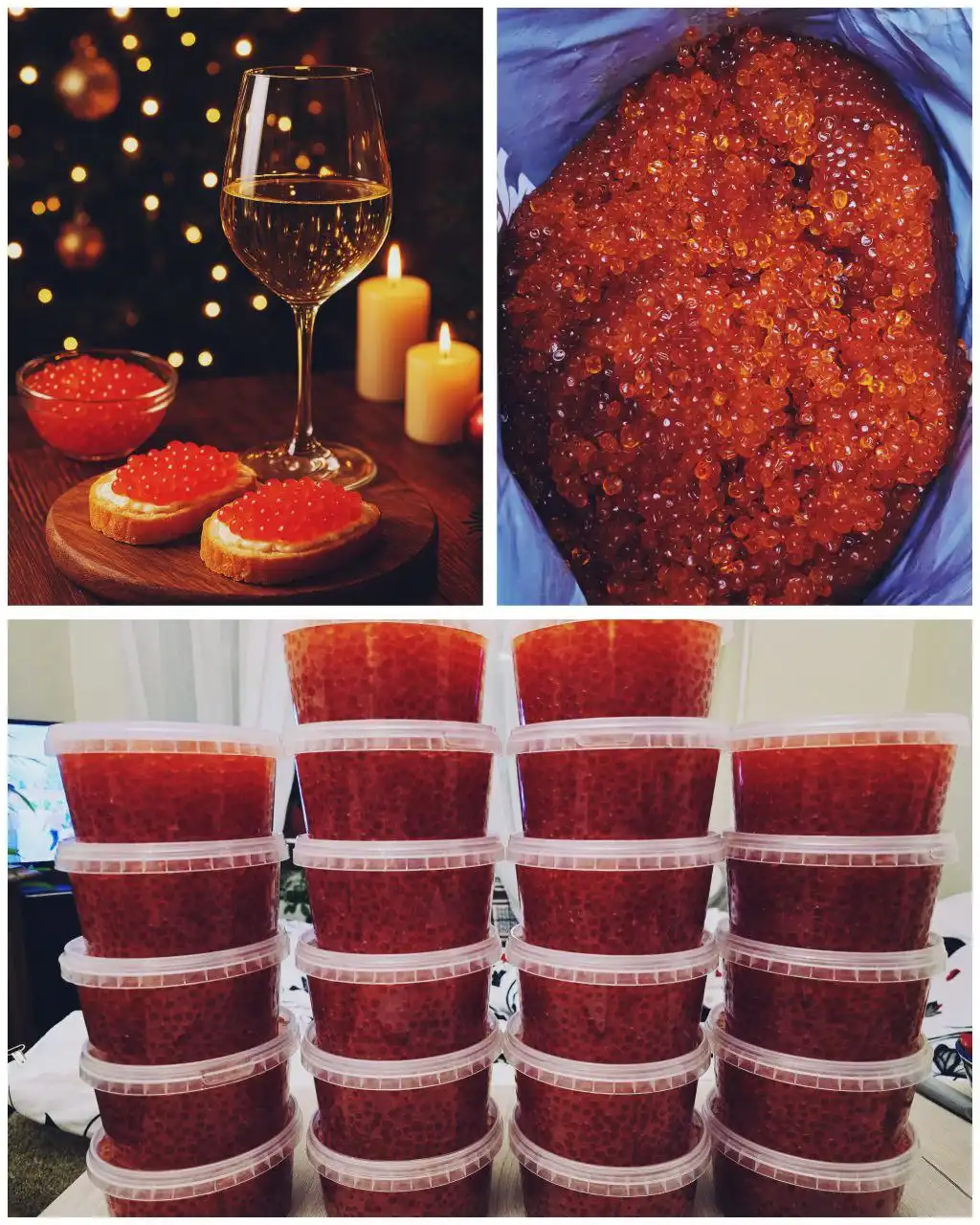 Икра кеты сухая без заморозки