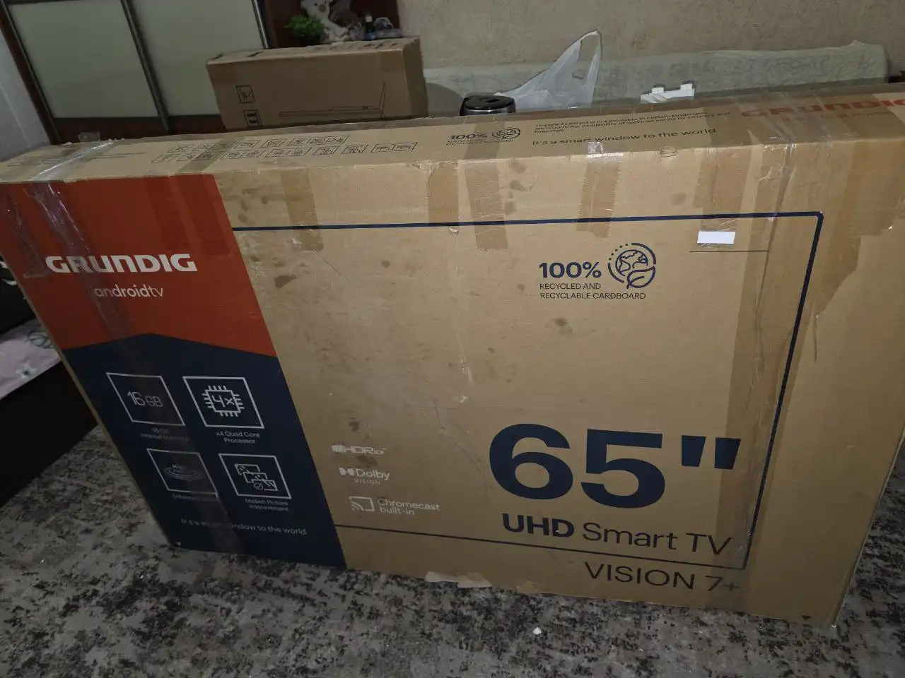 Телевизор Grundig 65 дюймов на запчасти