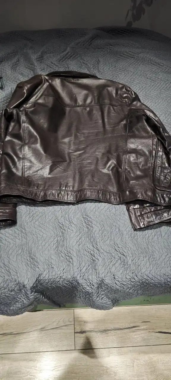 Кожаная куртка пилот Tommy Hilfiger размер XL б/у