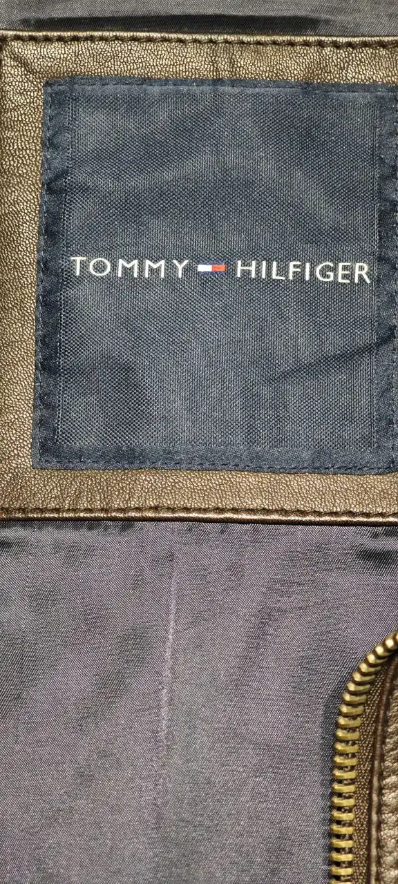 Кожаная куртка пилот Tommy Hilfiger размер XL б/у