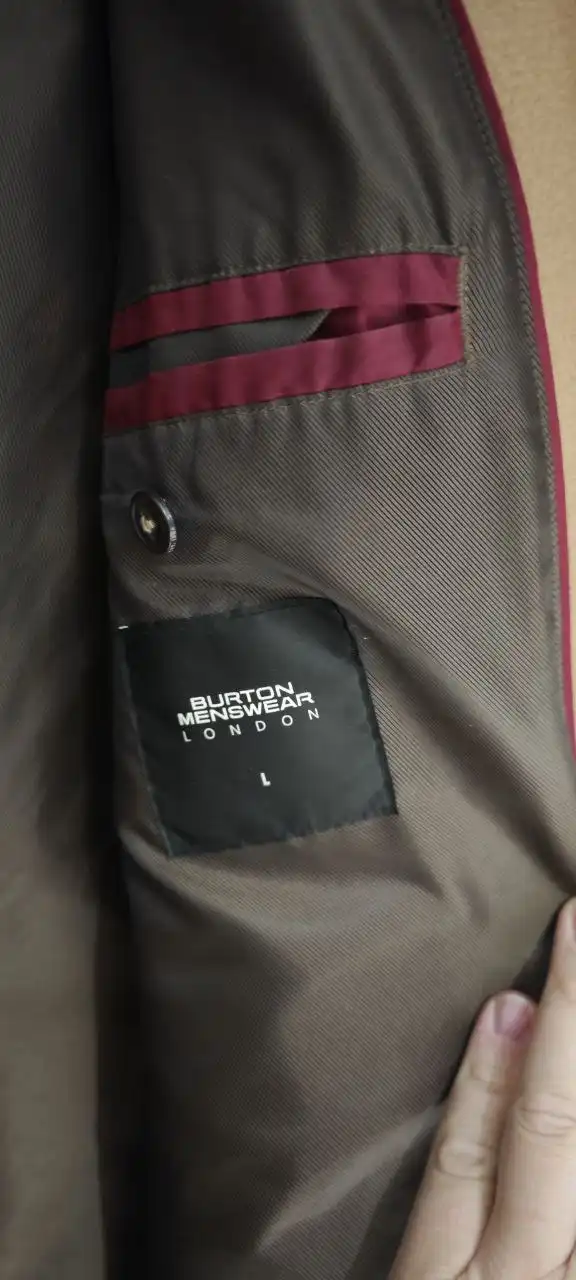 Пальто Burtons Menswear б/у состояние 5