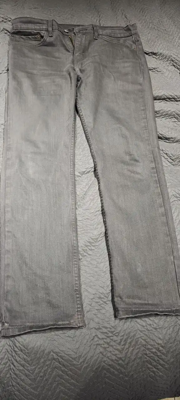 Джинсы Levi's 511 W34 L32 серые новые