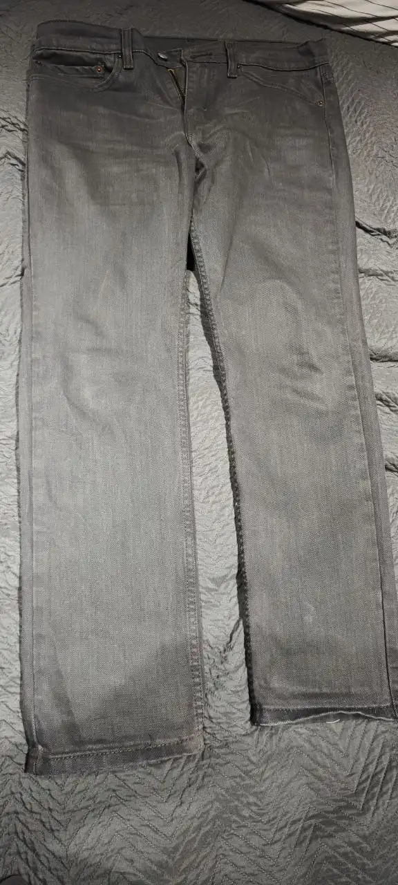 Джинсы Levi's 511 W34 L32 серые новые