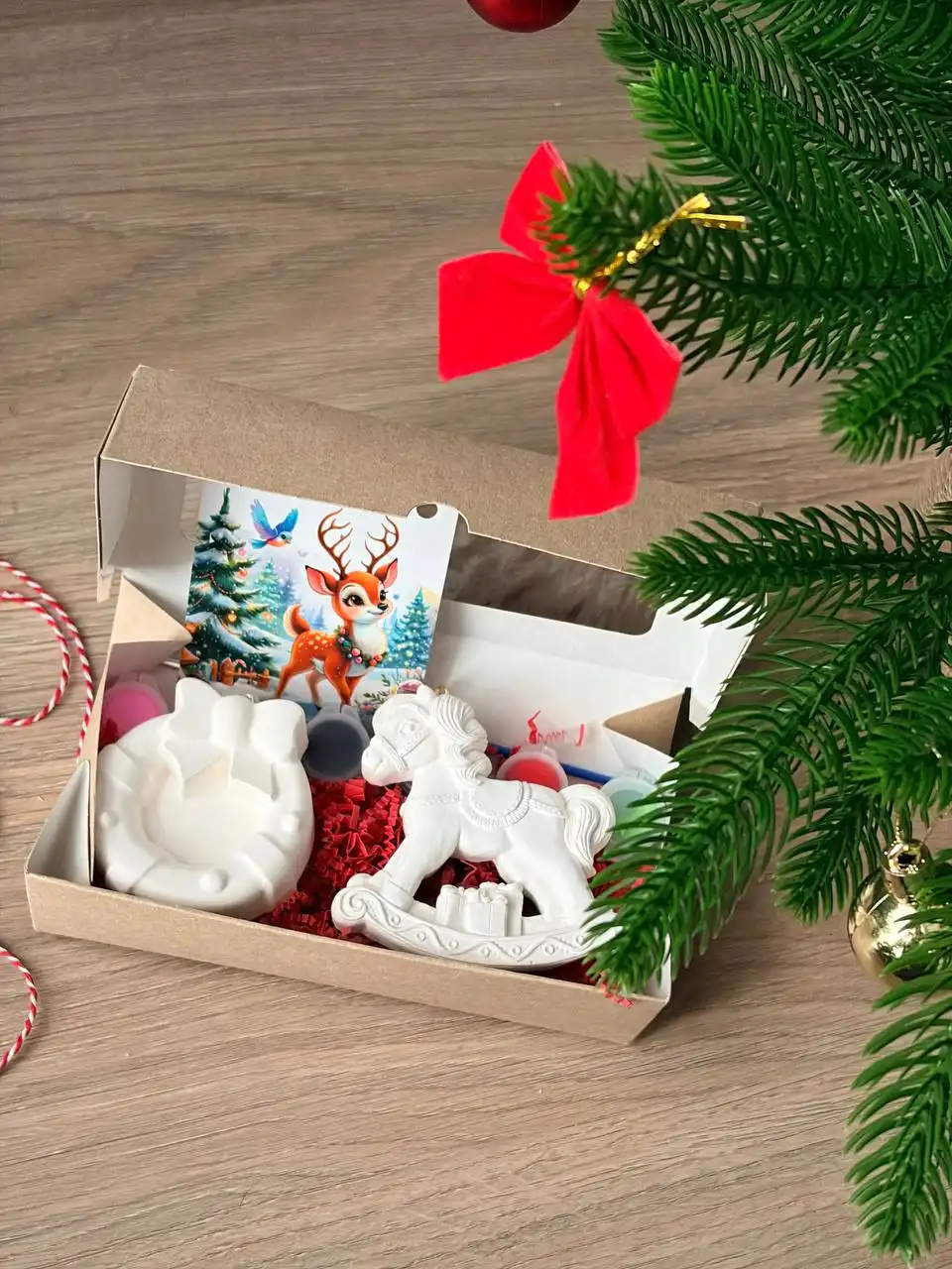 Продажа детского набора с гипсовыми фигурками для раскрашивания