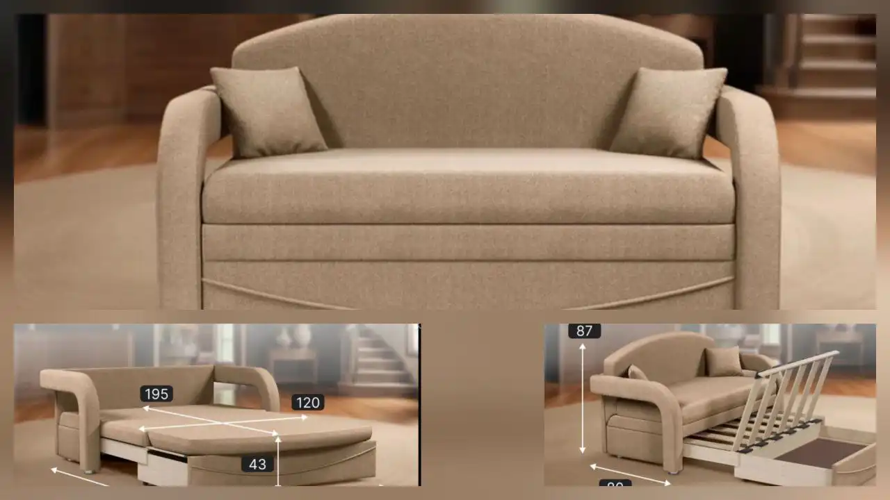 Продам диван-кровать Gupan Алекс Велюр Amigo Beige