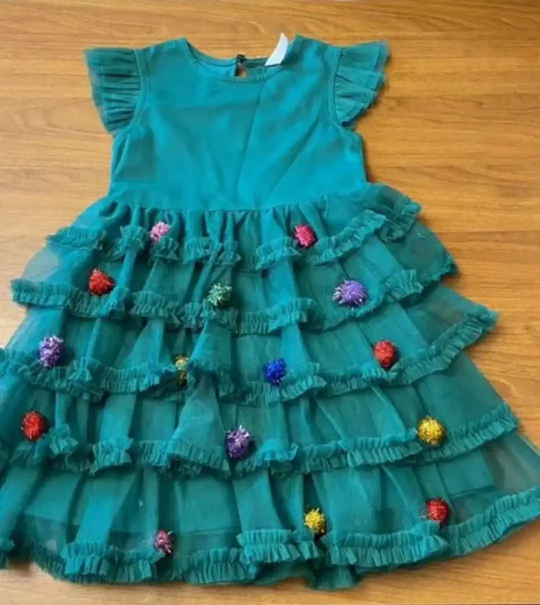 Новогоднее платье Ёлочка размер 110