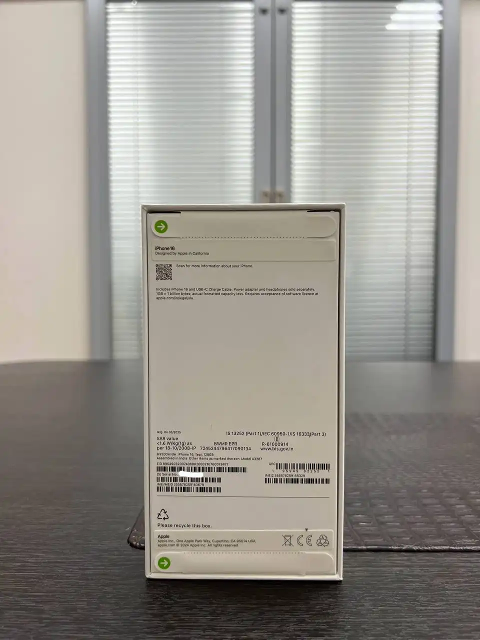 Айфон 16 128 ГБ с двумя SIM