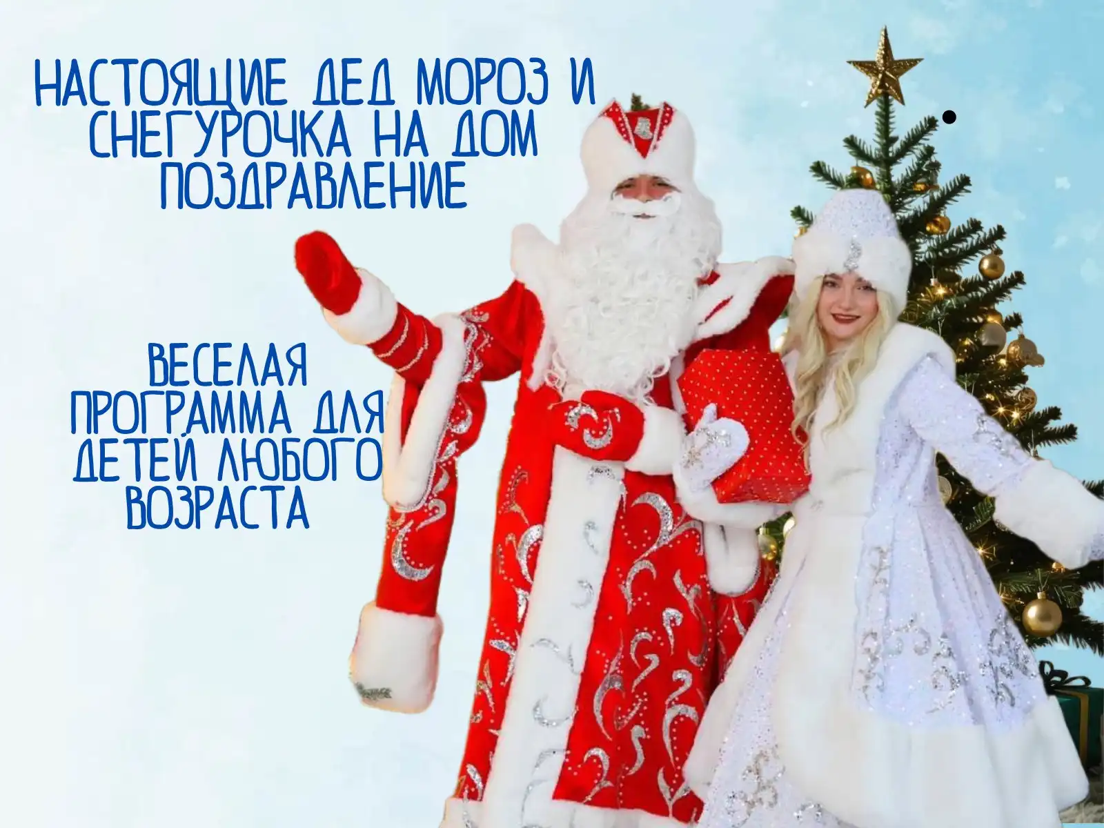 Встреча с Дедом Морозом и Снегурочкой на Новый год