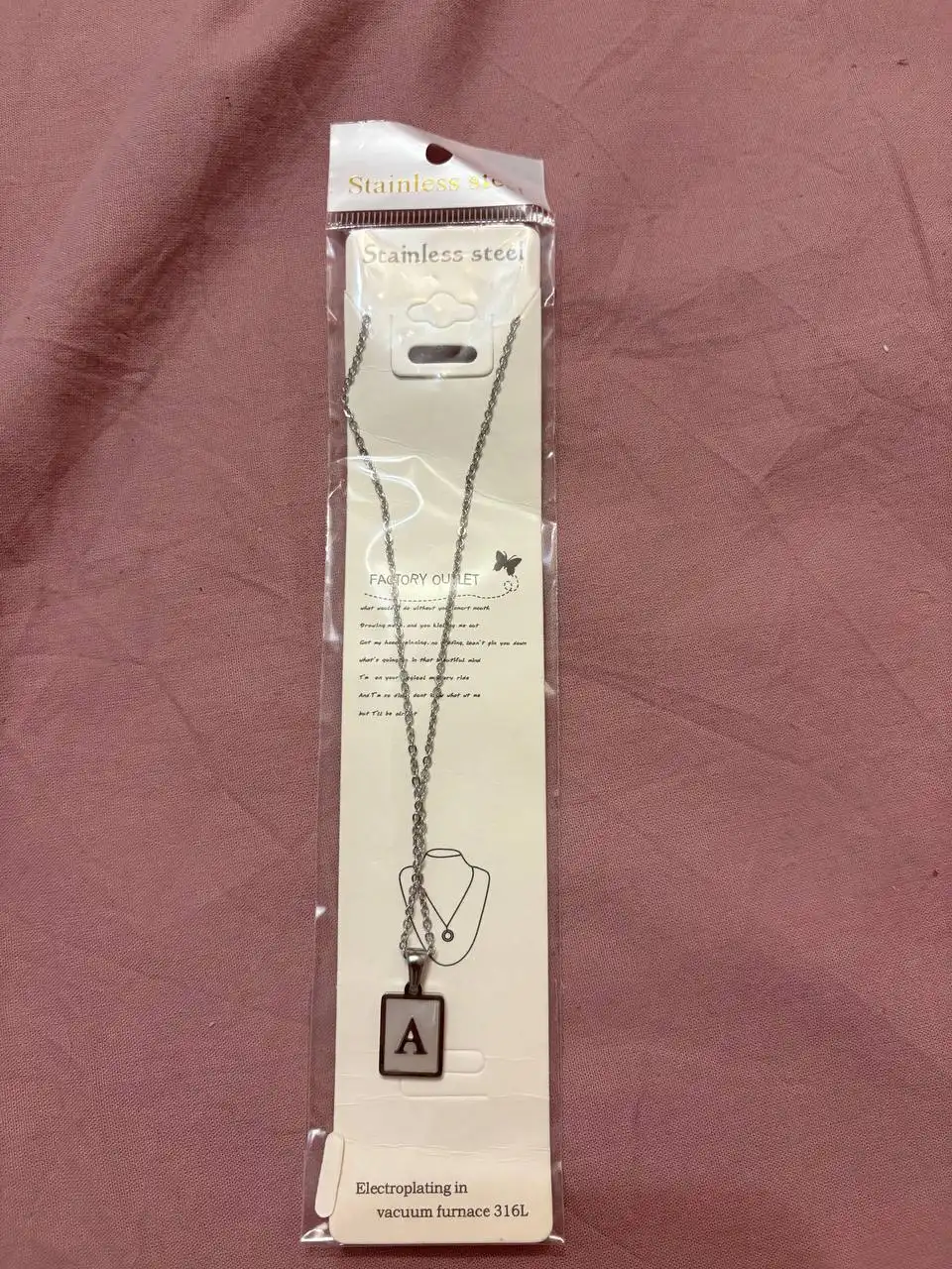 Подвески с буквой А