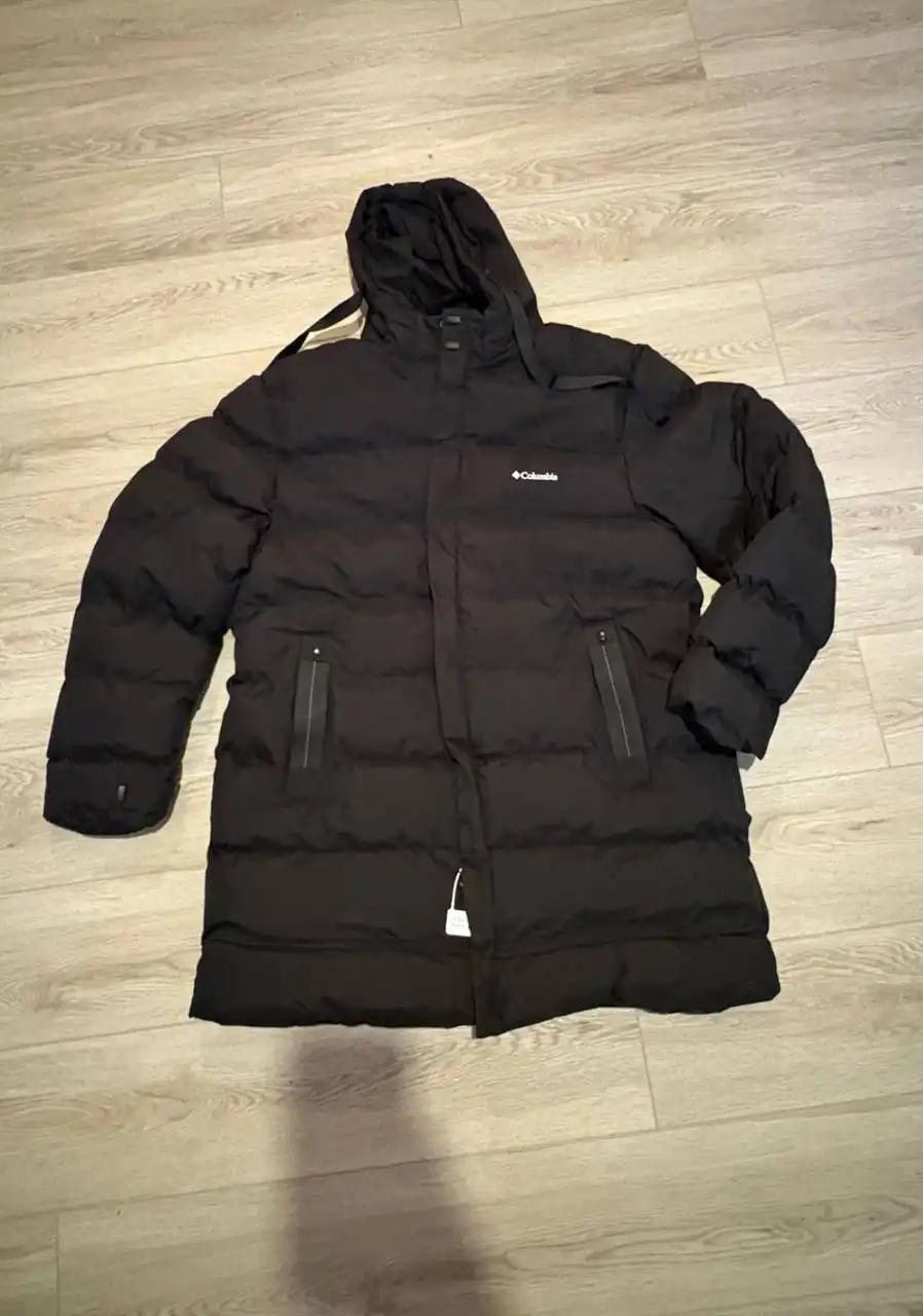 Пуховик мужской зимний удлиненный