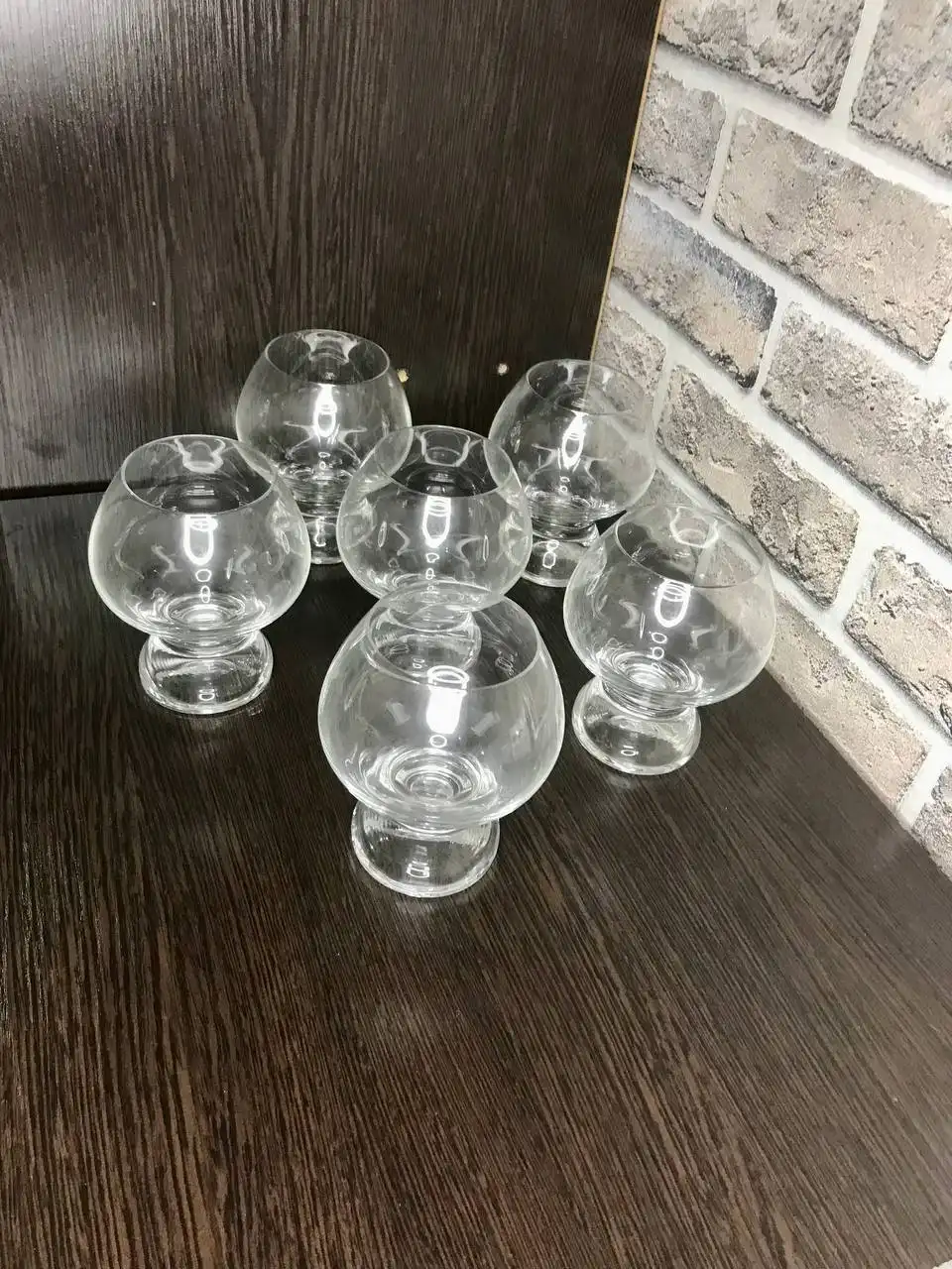 Продажа хрустальных и стеклянных бокалов, рюмок, графина и блюд