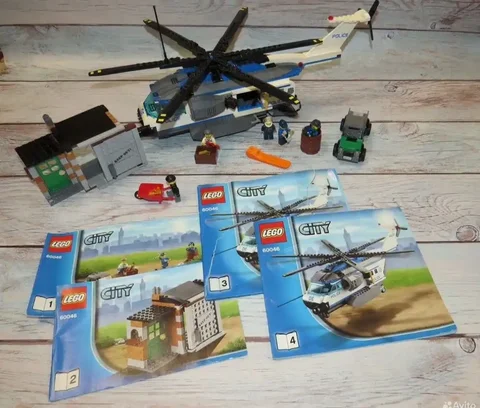 Конструктор Лего Сити 60046 'Вертолётный патруль' - Разное в Люберцы