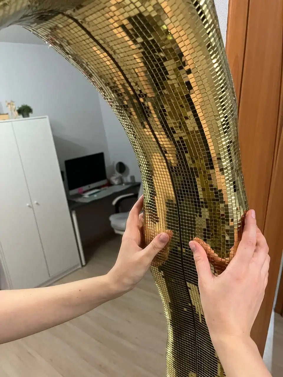 Продам диско зеркало 175х75