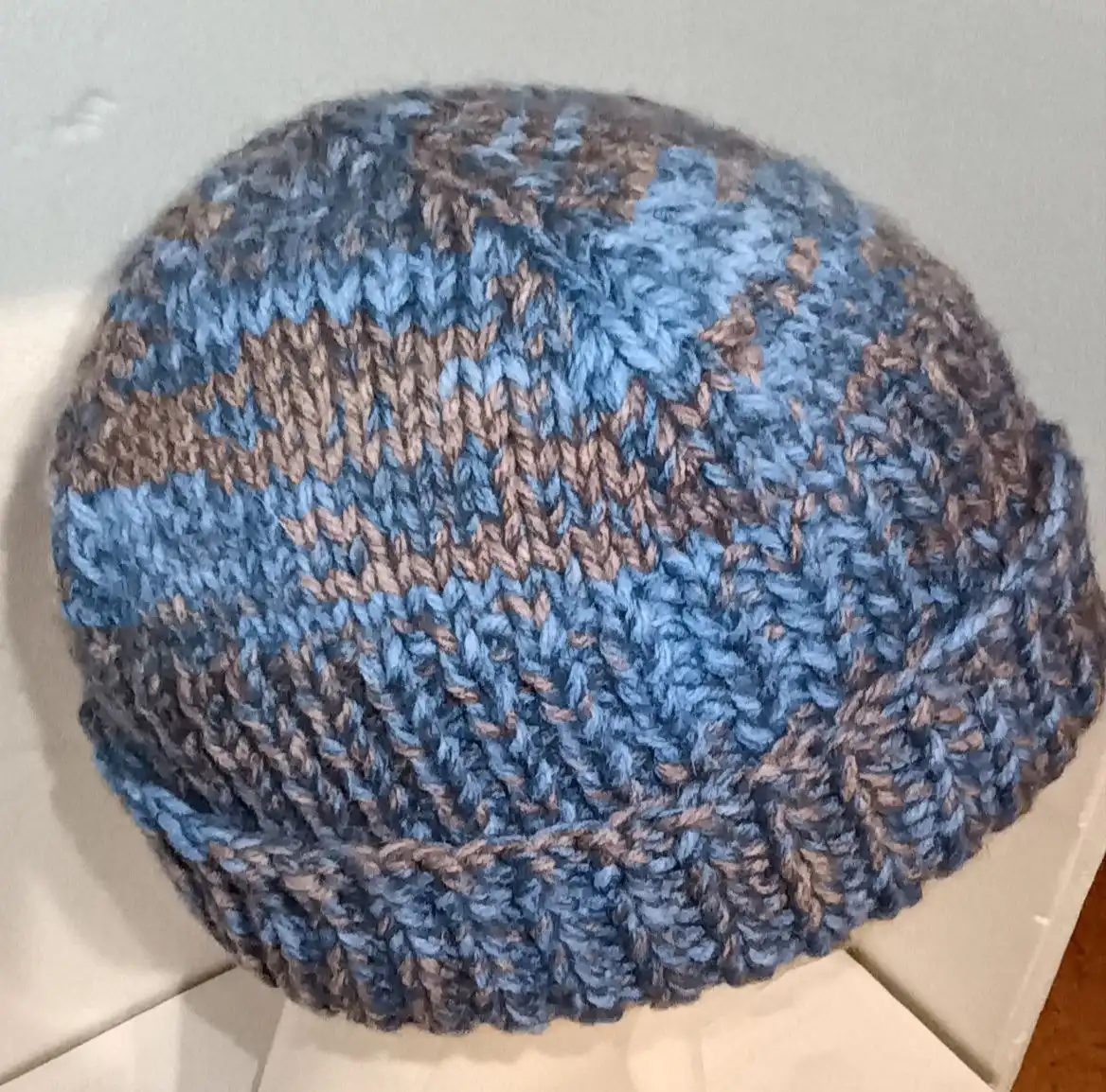 Шапочка ручной работы из секционной полушерсти - Головные уборы (Одежда) в Люберцы