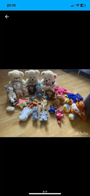 2 пакета мягких игрушек - Парфюмерия в Люберцы