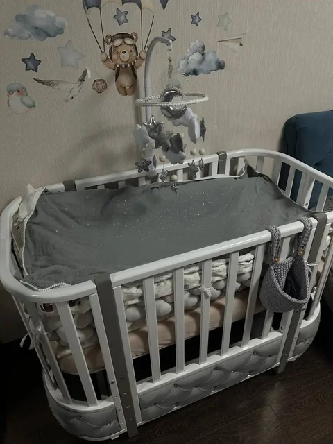 Продам детскую кроватку трансформер с матрасом - частное объявление в Люберцы