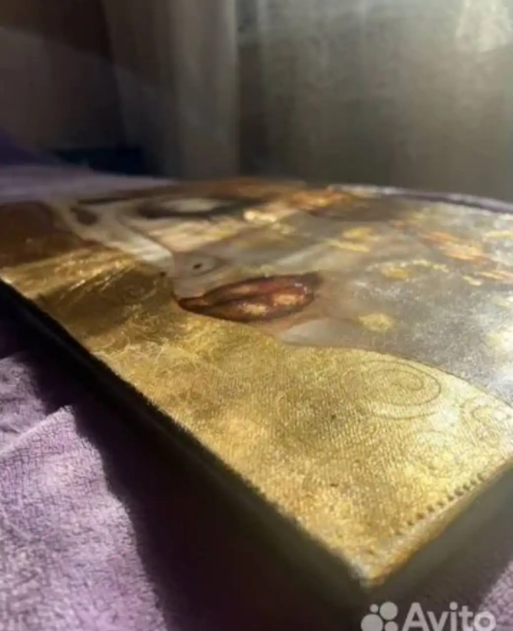 Картина акрилом с золотой поталью - Барахолка в Люберцы