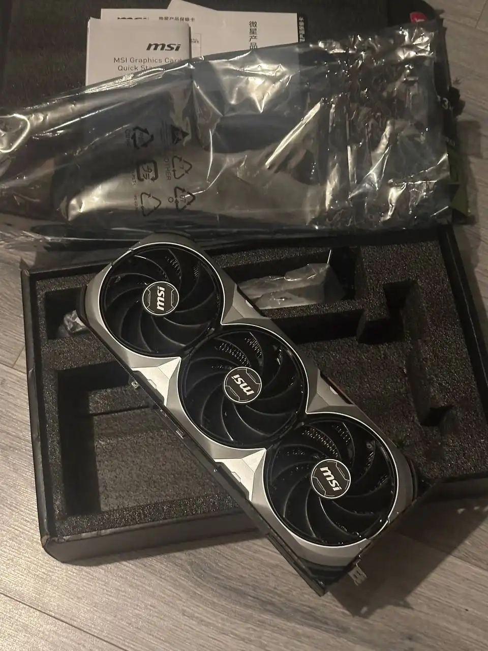 Продажа видеокарты MSI 4090 Ventus 3x 24GB - Компьютерные комплектующие (Электроника) в Люберцы